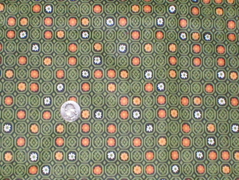 4 yards 36 wide vintage 50s floral cotton dressmaking quilting fabric