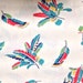 Reserved 5 Yards 35 Wide 50s feather print cotton dressmaking fabric