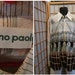 70s Gino Paoli tricot nylon surrealist picture print shirt mens size xlarge
