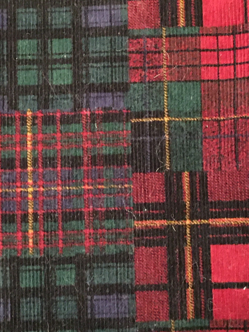 3 12 Yards 44 wide Vtg 80s thin wale Cotton corduroy fabric