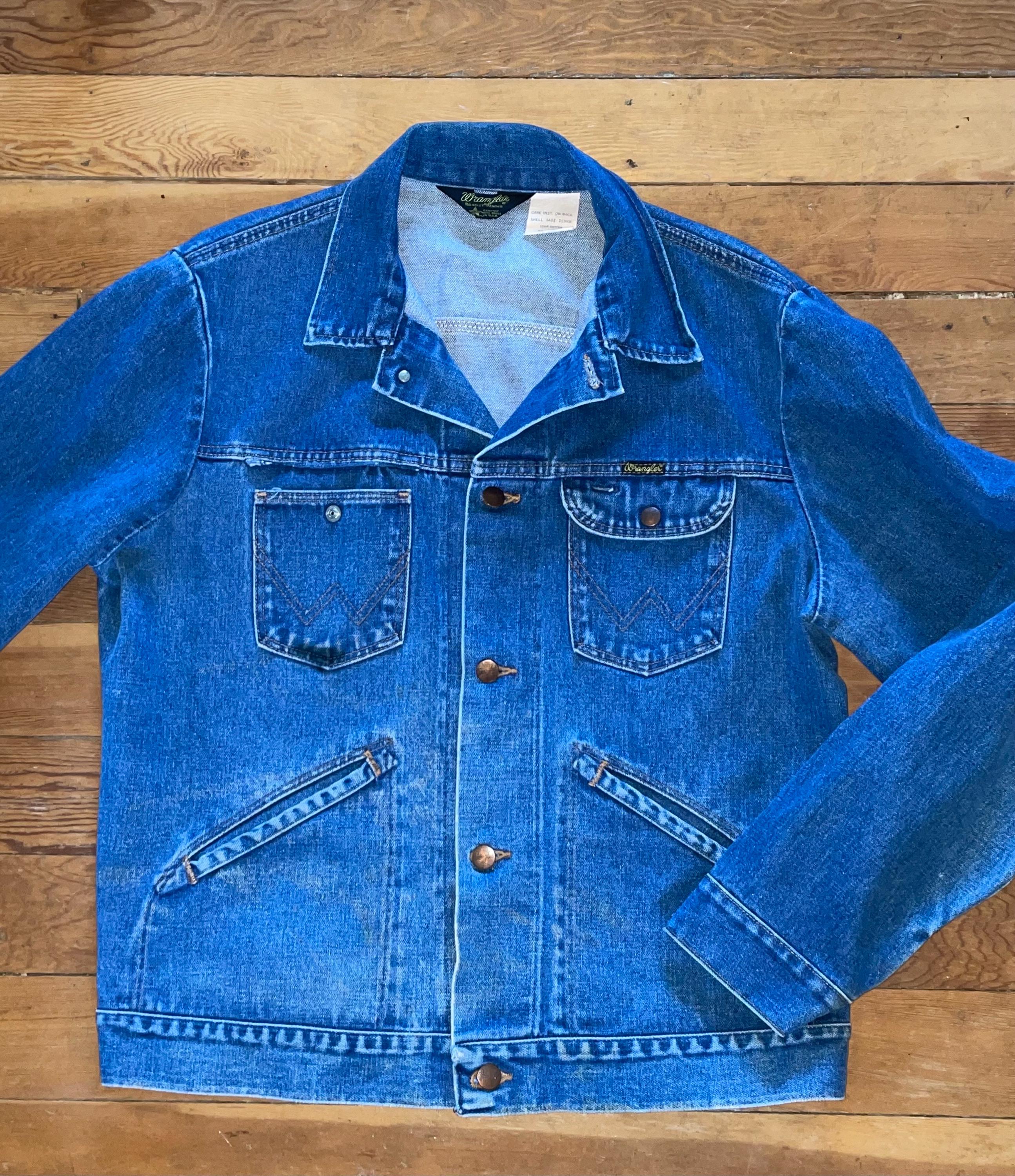 60s Wrangler vintage jacket サイズ42 Wrangler 60s 70s Vintage Denim Jacket 42 | eBay