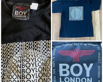 Vtg 80s Authentic Boy London Tshirt size Medium