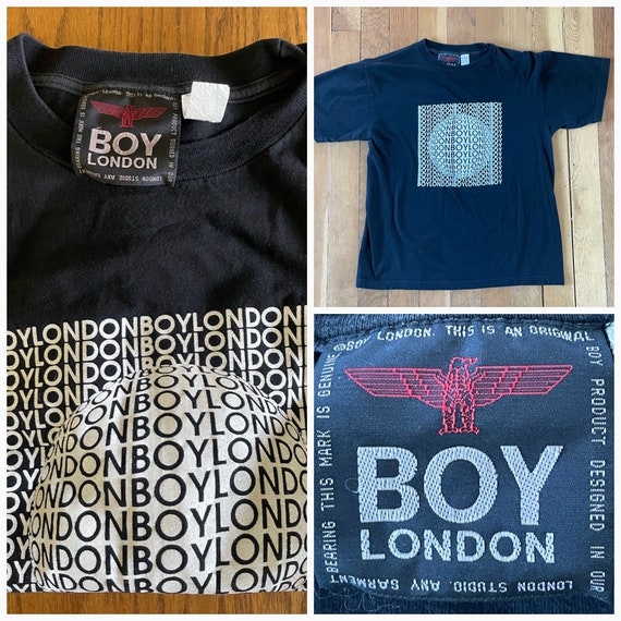 Vtg 80s Authentic Boy London Tshirt size Medium