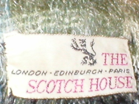 Vtg 80s Irish Scottish Plaid Mohair Wool Cape - image 5