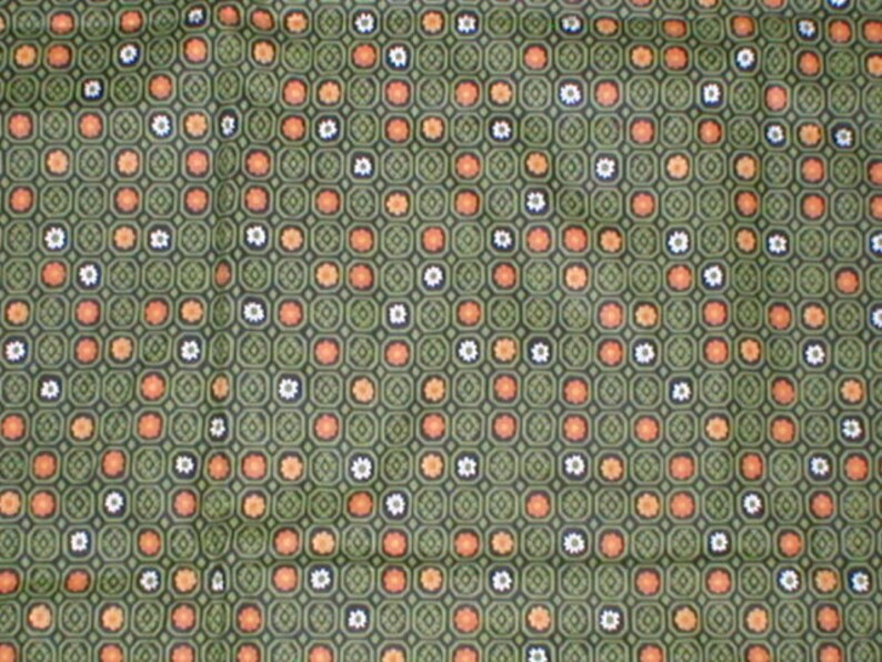 4 yards 36 wide vintage 50s floral cotton dressmaking quilting fabric