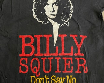 Authentic Vintage 1981 Billy Squier “Don’t Say No” tour band tshirt size medium / Large