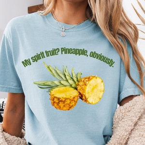 Fruits Retro Graphic T Shirt, Vintage 90s Sweet Fruits Shirt, Nostalgia Nature Tee, Cute Unisex Adult Graphic T Shirt, Pineapple Print Shirt