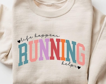 Sudadera con capucha para corredores, sudadera para maratonistas, camiseta fitness para correr, camiseta para corredores, regalo para corredores.