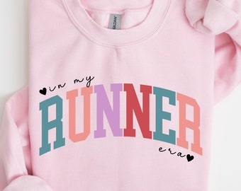 Sudadera In My Runner Era, sudadera con capucha divertida para corredores, sudadera para atletas de maratón, camiseta para correr y fitness, camiseta para corredores, regalo para corredores