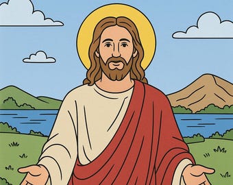 The Life of Jesus - Printable coloring book for kids
