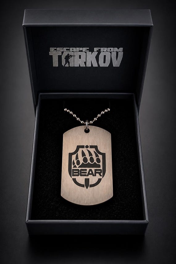 Custom Stainless Steel Dogtag Inspired Escape From Tarkov - Etsy