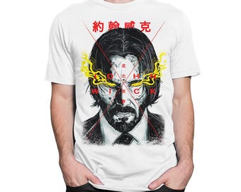Keanu Reeves Japanese Art T-Shirt, Men's and Women's Sizes