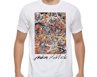 Jackson Pollock Art T-Shirt, Men's and Women's Sizes (POL-52322)