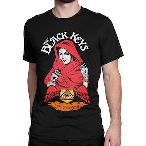 The Black Keys Tour-T-shirt, heren- en damesmaten