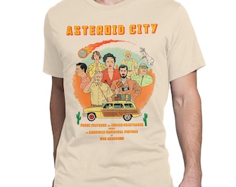 Asteroid City by Wes Anderson Art T-Shirt, Men's and Women's Sizes (AND-70011)