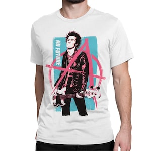 Sid Vicious No Future T-Shirt, Men&#39;s and Women&#39;s Sizes