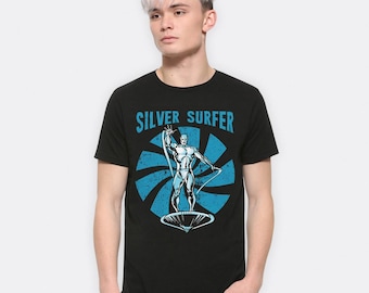 Maglietta The Silver Surfer, taglie da uomo e da donna (FFF-213684)