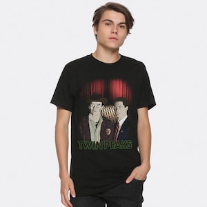 Twin Peaks Dale Cooper and Harry Truman T-Shirt, Men&#39;s and Women&#39;s Sizes