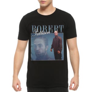 Robert Pattinson Tracksuit Vintage Style T-Shirt, Men&#39;s and Women&#39;s Sizes (ROB-420097)
