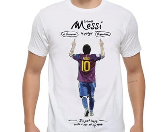 T-shirt Lionel Messi La Pulga, heren- en damesmaten