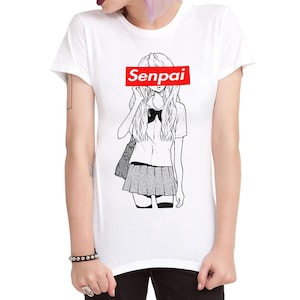 Senpai Anime Girl T-Shirt, Men&#39;s and Women&#39;s Sizes (MAN-545000)