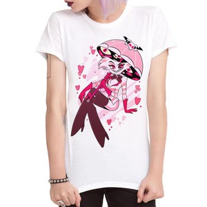 Camiseta Angel Dust de Hazbin Hotel, tallas para hombre y mujer