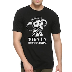 Cheburashka Che Guevara Viva La Revolucion T-Shirt, Men&#39;s and Women&#39;s Sizes (CHE-966111)