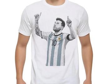 Lionel Messi Graphic T-Shirt, Men's and Women's Sizes (FOT-25410)