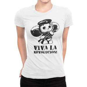 Cheburashka Che Guevara Viva La Revolucion Cool T-Shirt, Men&#39;s and Women&#39;s Sizes (CHE-966111)