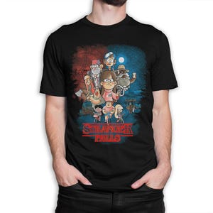 Camiseta Stranger Gravity Falls, tallas para hombre y mujer