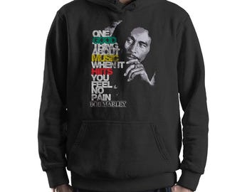 Bob Marley Quote Vintage Hoodie and Sweatshirt / Unisex Sizes