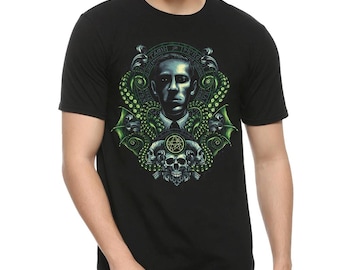 Howard Phillips Lovecraft T-Shirt, Men's and Women's Sizes (BOK-960011)