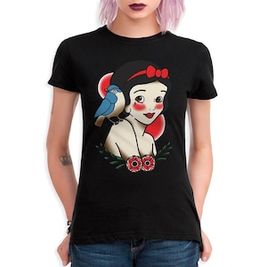 白雪姫アートTシャツ メンズ・レディースサイズ（SNO-201333）