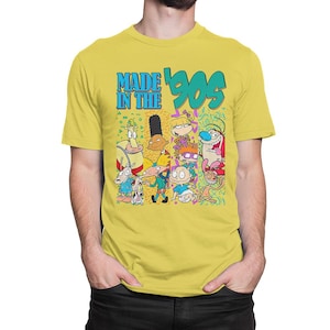 Camiseta con dibujos animados de Made In the 90's, tallas para hombre y mujer (SHO-787676)