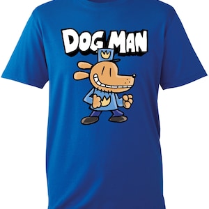 Dog Man Cartoon Shirt, World Book Day Shirt, National Numeracy Book Day Math Day T-shirt, Humanoid Animal Dog Shirt, Comic Story Unisex Top