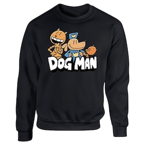 Dog Man Cat Cartoon Jumper, World Book Day sweatshirt, National Numeracy Book Day Math Jumper, Humanoid  Animal Dog Jumper 2025