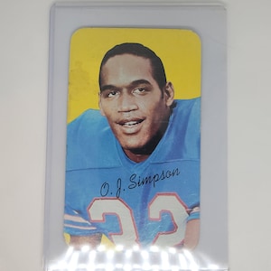 1970 Topps Super OJ Simpson #24 RC Novato