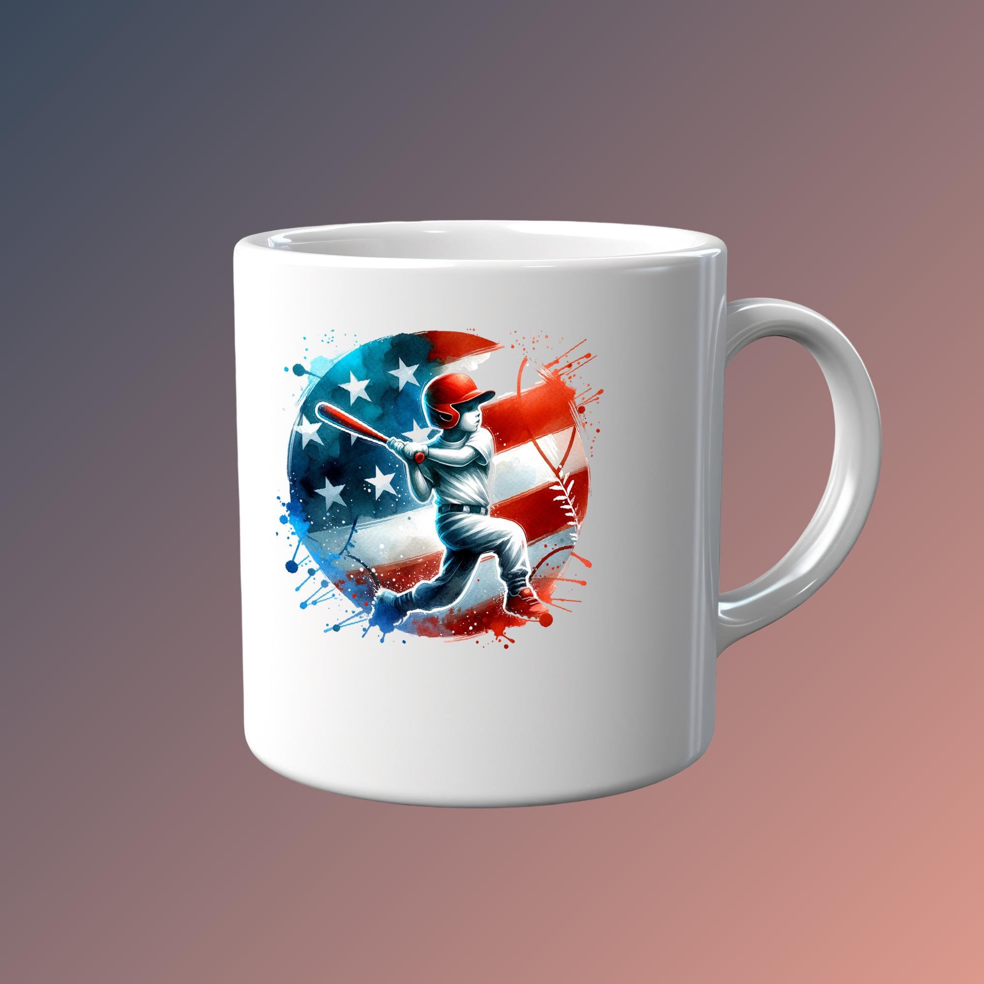 Baseball Clipart Bundle Fourth of July Baseball in a Glove Baseball 4th ...