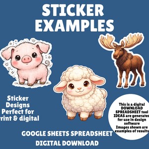 3-in-1 AI Art Prompt Generator, Character Builder, Pattern & Sticker Design Tool, Vintage Animal Creator, Digital Download