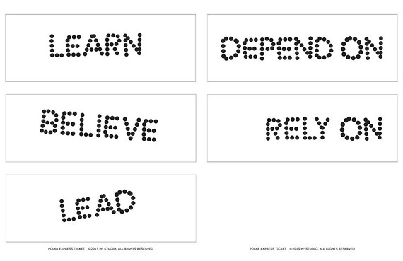 polar express printable diy party invitation word punch etsy australia