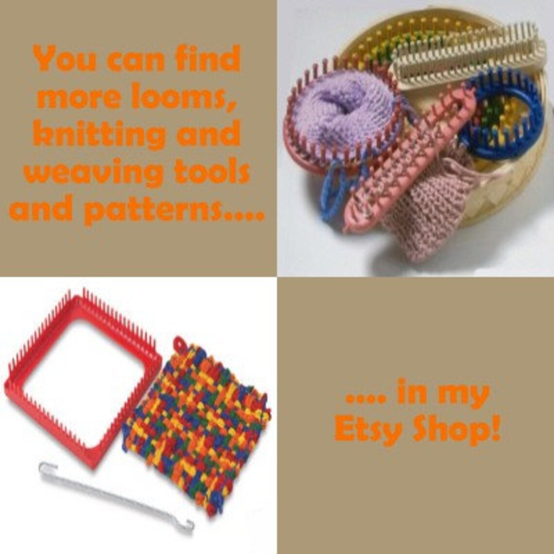NEW KNIFTY KNITTER PURPLE ROUND LOOM / ADULT HAT LOOM / 10 Etsy