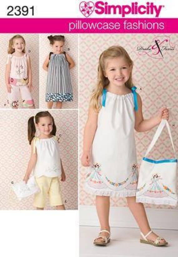 Pillowcase Dress Pattern Make Dres Tote Top Pants In Etsy