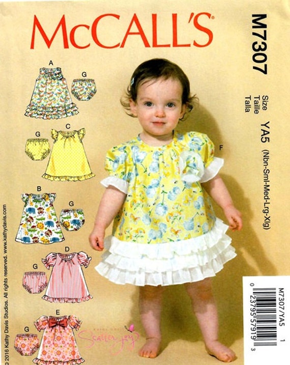 SEWING PATTERN MAKE BABY GIRL SUMMER DRESS~SUNDRESS~PANTIES NEWBORN~XLARGE!