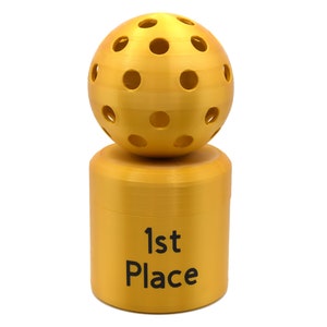 Pickleball Gold Trophy for 1st Place