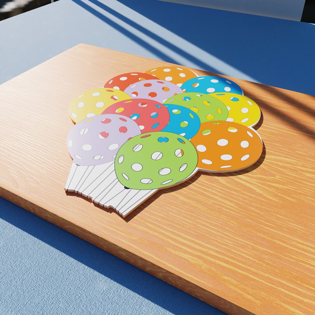 Pickleball Balloons SVG Cut Files for Cricut and Other Cut Etsy