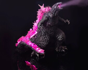 Godzilla Inspired Humidifier With Light Effects Also a Table Lamp