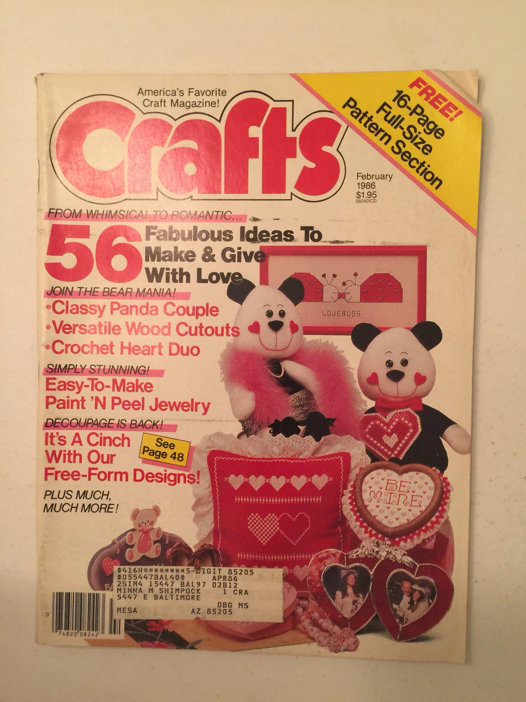 1986 Crafts - Etsy