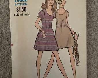 1970 Vogue Patterns. Size 10. 7806