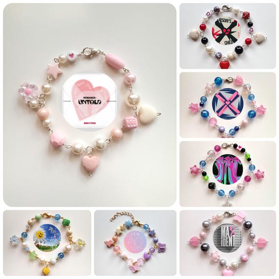 Bead Bracelet Kpop Merch Jewelry Y2k Coquette BTS Seventeen