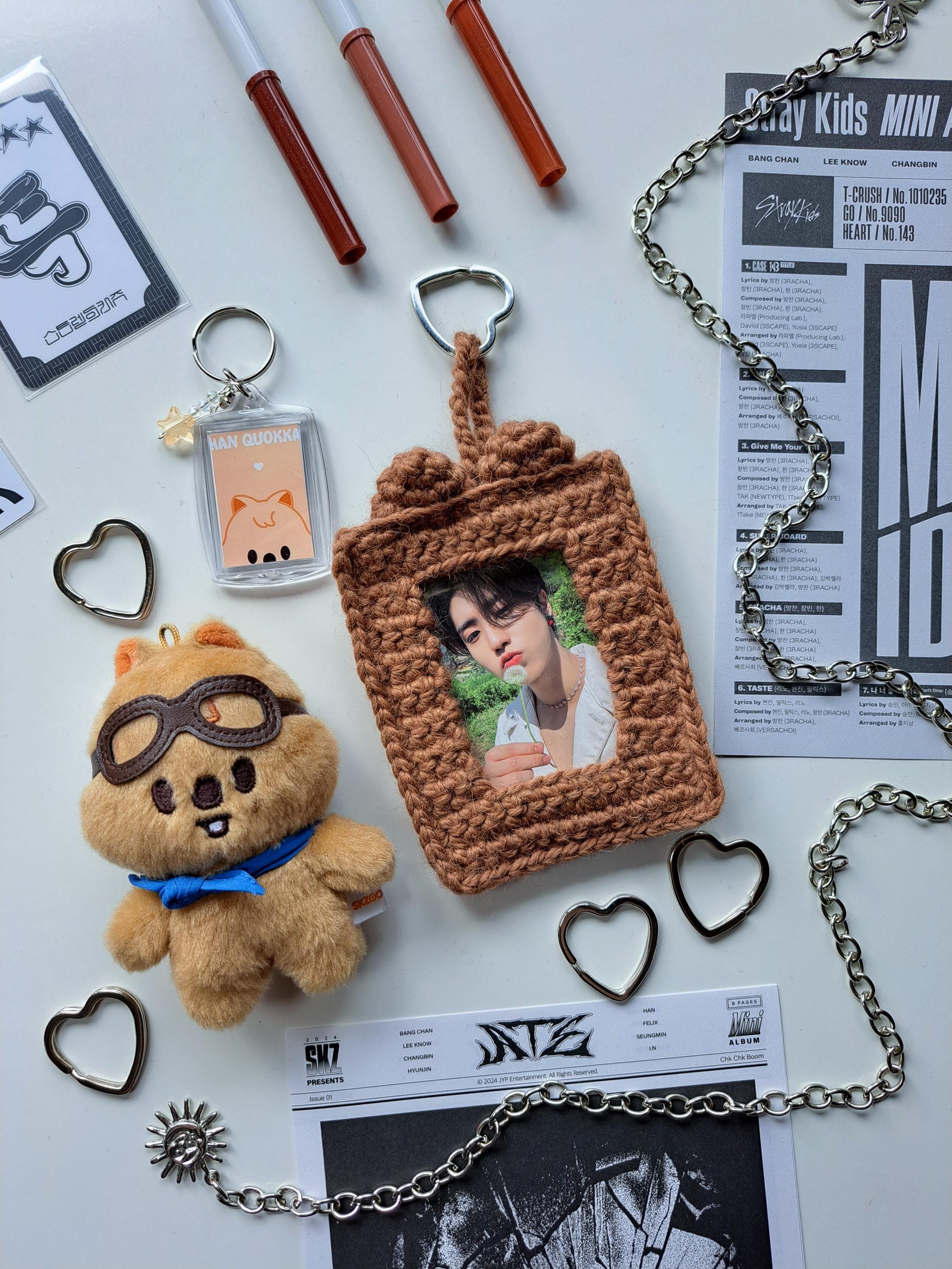 Crochet Pc Holder Stray Kids Skzoo Handmade Photocard Stays